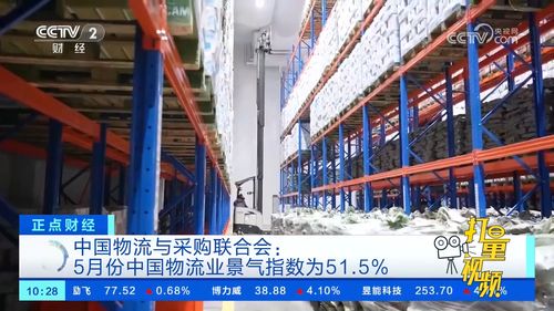 中國物流與采購聯合會 5月份中國物流業景氣指數為51.5